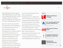 Tablet Screenshot of mgbdata.ch